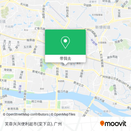芙蓉兴兴便利超市(棠下店)地图