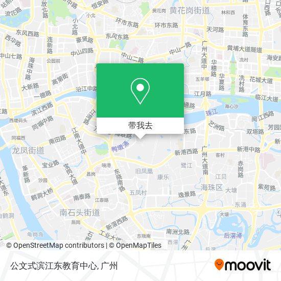 公文式滨江东教育中心地图