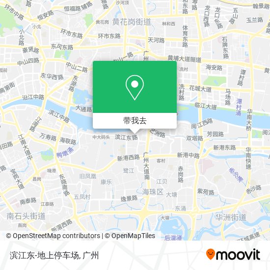 滨江东-地上停车场地图