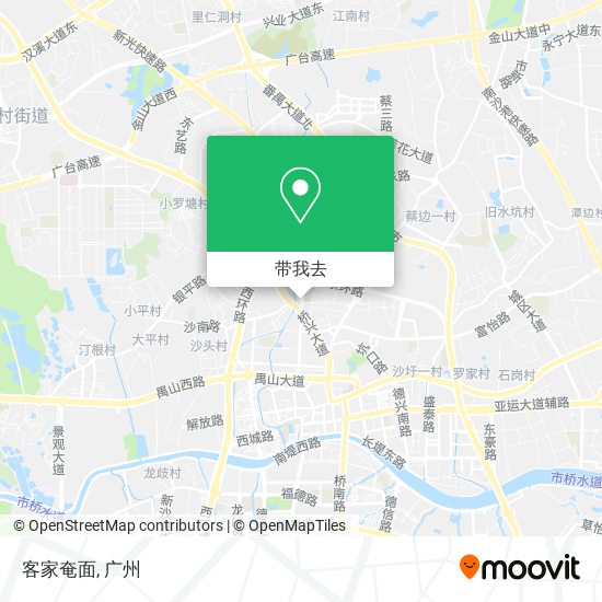 客家奄面地图