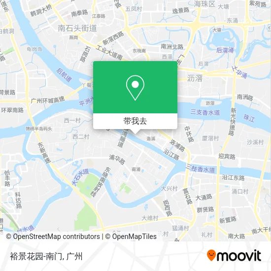 裕景花园-南门地图