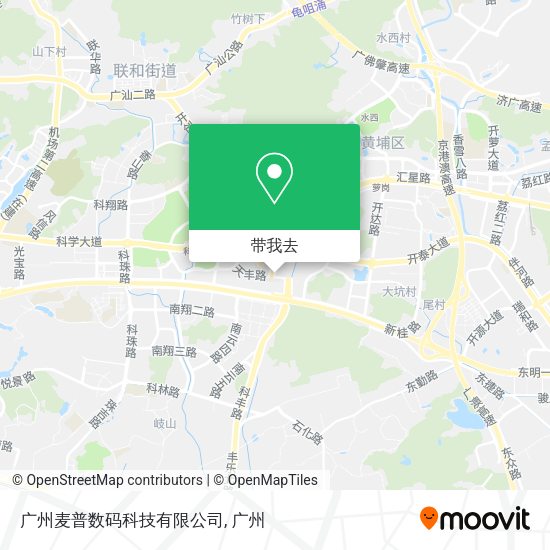 广州麦普数码科技有限公司地图