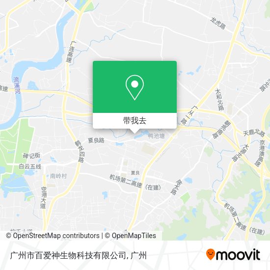 广州市百爱神生物科技有限公司地图