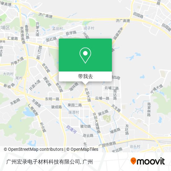 广州宏录电子材料科技有限公司地图