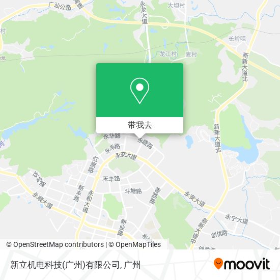 新立机电科技(广州)有限公司地图