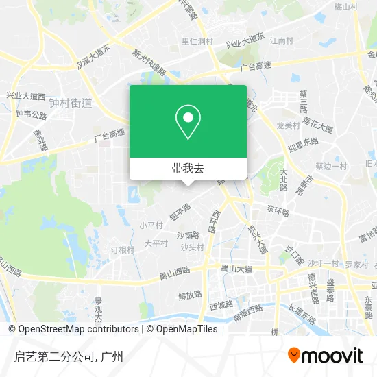 启艺第二分公司地图