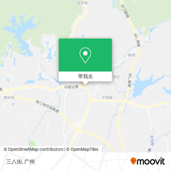 三八街地图
