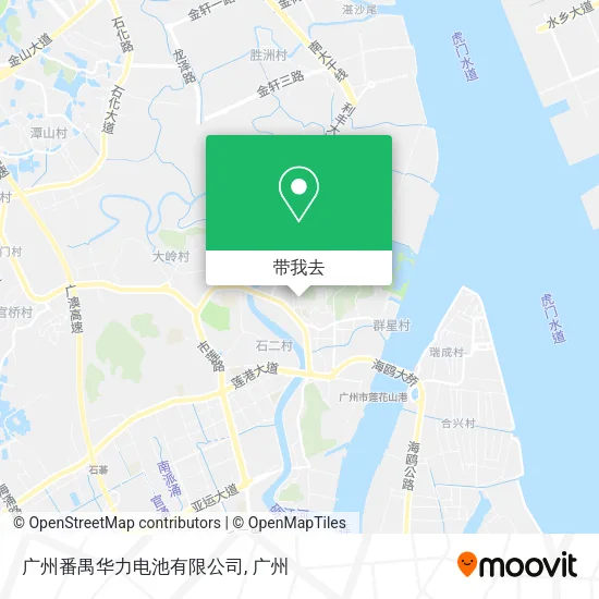 广州番禺华力电池有限公司地图