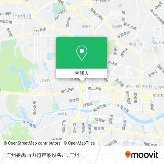 广州番禺西力超声波设备厂地图