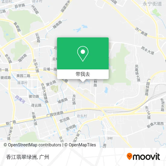 香江翡翠绿洲地图