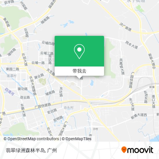 翡翠绿洲森林半岛地图