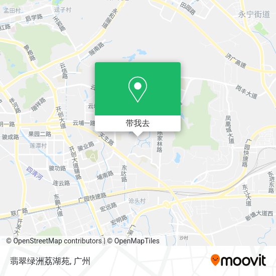 翡翠绿洲荔湖苑地图