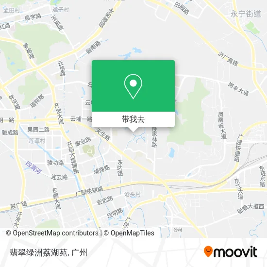 翡翠绿洲荔湖苑地图