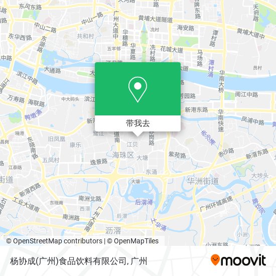 杨协成(广州)食品饮料有限公司地图