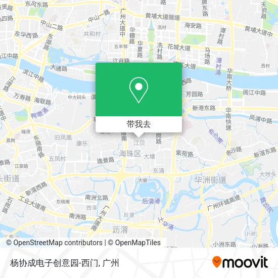 杨协成电子创意园-西门地图