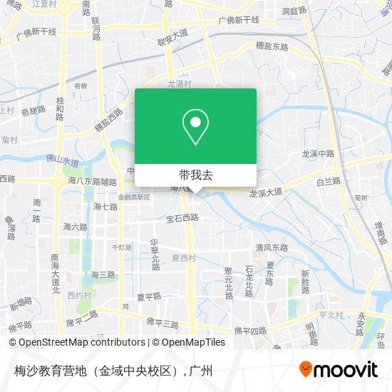 梅沙教育营地（金域中央校区）地图