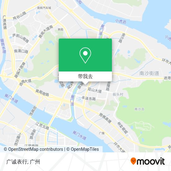 广诚表行地图