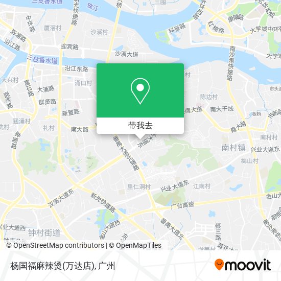 杨国福麻辣烫(万达店)地图