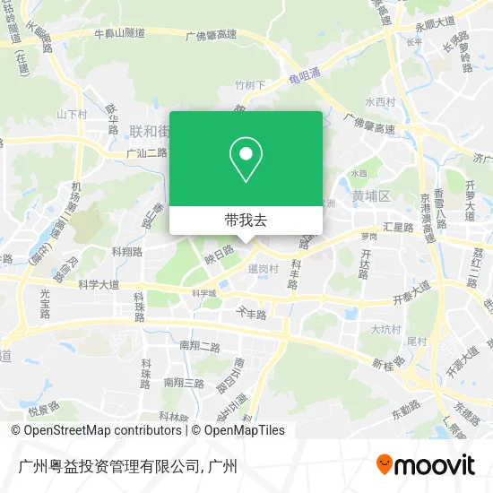 广州粤益投资管理有限公司地图