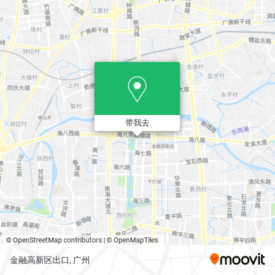 金融高新区出口地图
