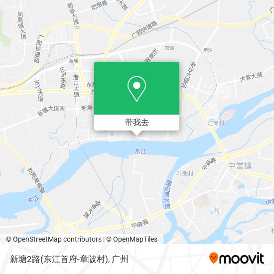 新塘2路(东江首府-章陂村)地图
