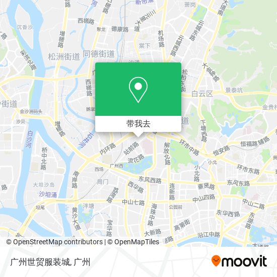 广州世贸服装城地图