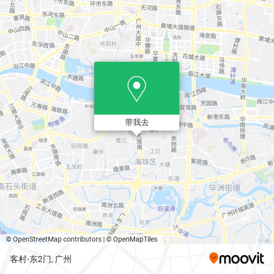 客村-东2门地图
