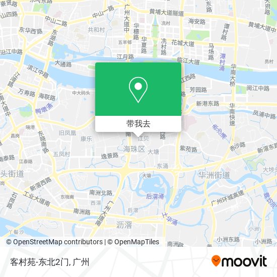 客村苑-东北2门地图