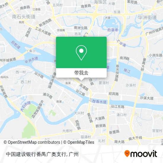 中国建设银行番禺广奥支行地图