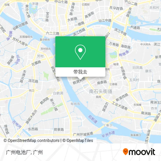广州电池厂地图
