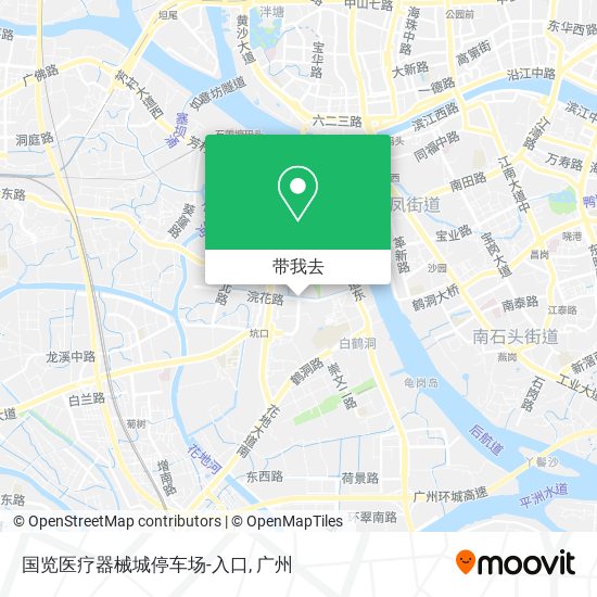 国览医疗器械城停车场-入口地图