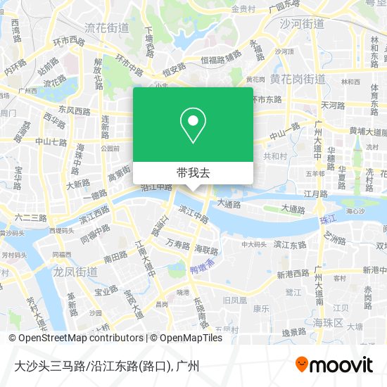 大沙头三马路/沿江东路(路口)地图