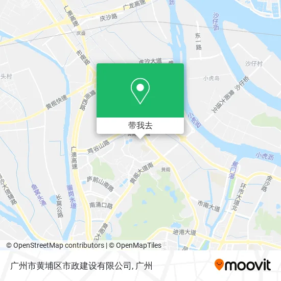 广州市黄埔区市政建设有限公司地图