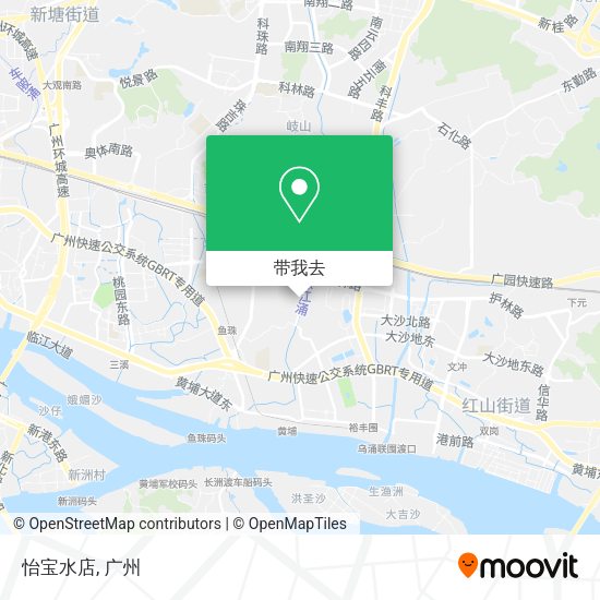 怡宝水店地图