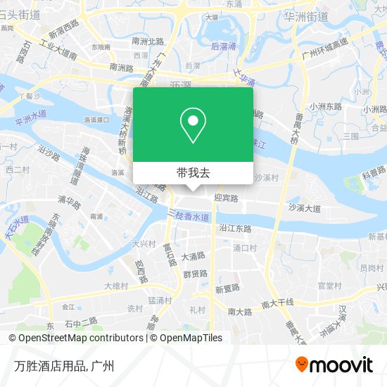 万胜酒店用品地图