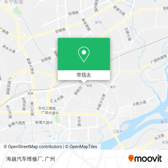 海越汽车维修厂地图