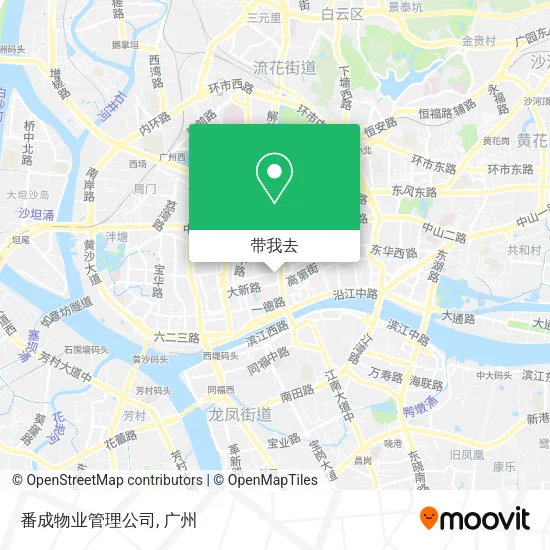 番成物业管理公司地图