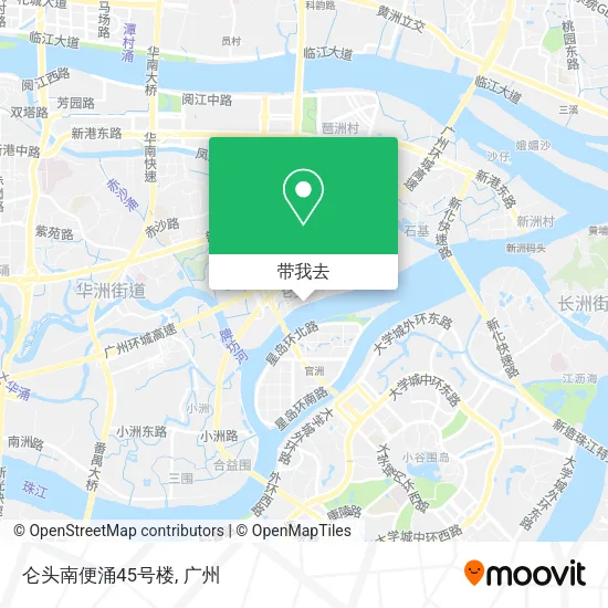 仑头南便涌45号楼地图