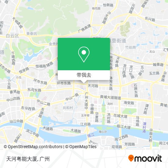 天河粤能大厦地图