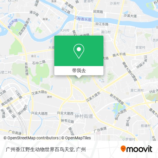 广州香江野生动物世界百鸟天堂地图