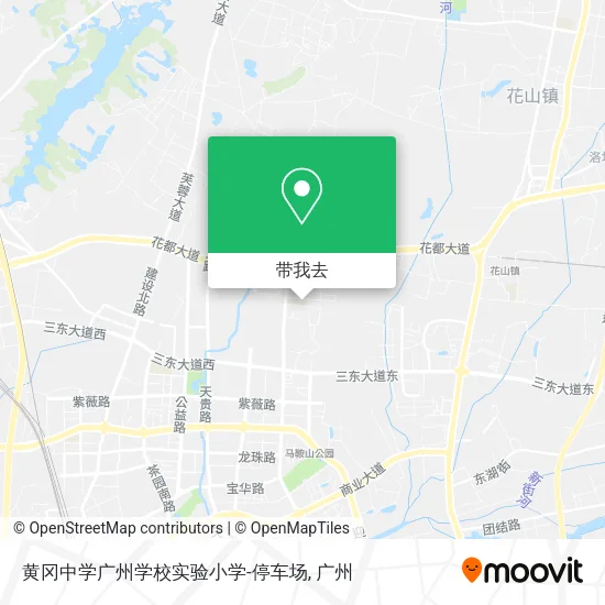 黄冈中学广州学校实验小学-停车场地图