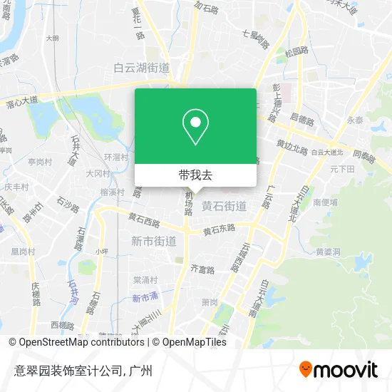 意翠园装饰室计公司地图