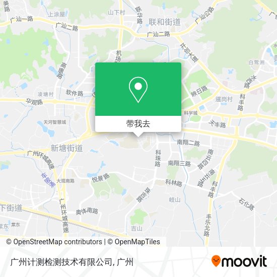 广州计测检测技术有限公司地图