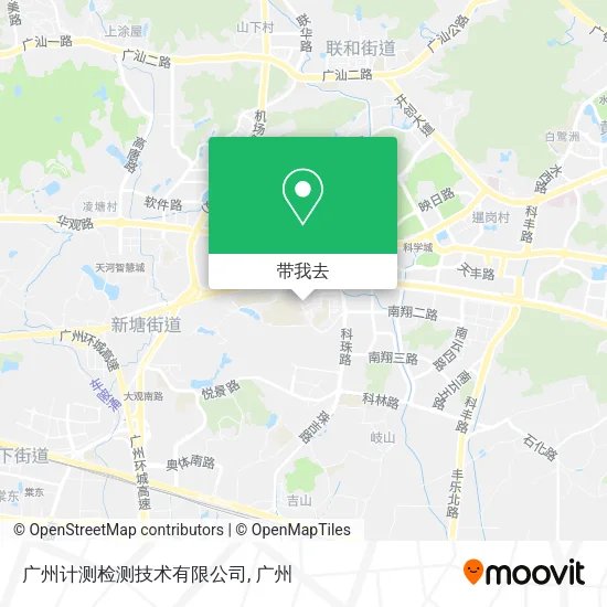 广州计测检测技术有限公司地图