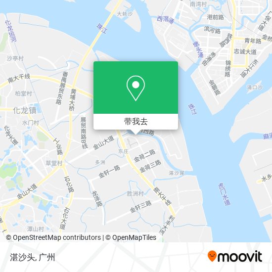 湛沙头地图