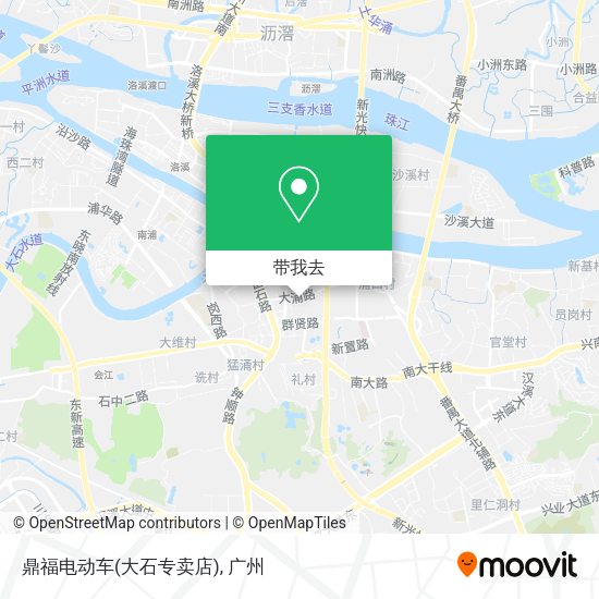 鼎福电动车(大石专卖店)地图
