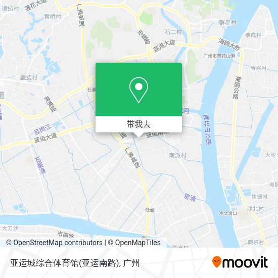亚运城综合体育馆(亚运南路)地图