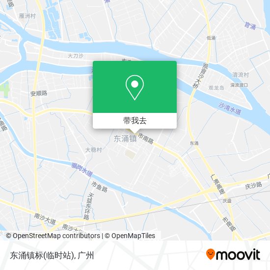 东涌镇标(临时站)地图