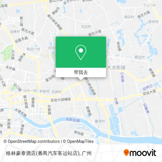 格林豪泰酒店(番禺汽车客运站店)地图