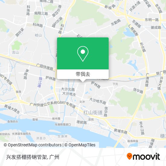 兴发搭棚搭钢管架地图